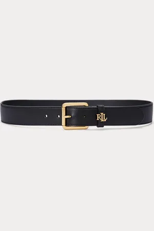 Ralph Lauren Leren riem met logo-houder