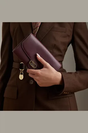 Ralph Lauren Adair medium leren crossbodytas