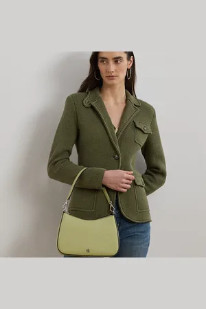 Ralph Lauren Danni medium leren tas met kruisarcering