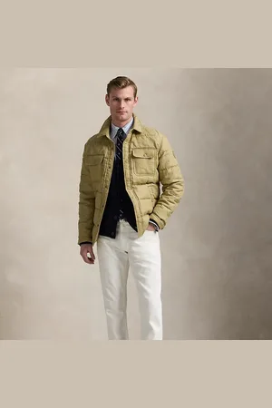 Ralph Lauren Gewatteerde linnen donsjas