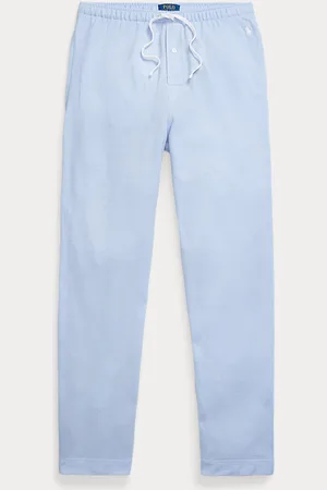 Ralph Lauren Mesh-gebreide katoenen pyjamabroek