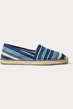 Ralph Lauren Handgeweven jacquard espadrille