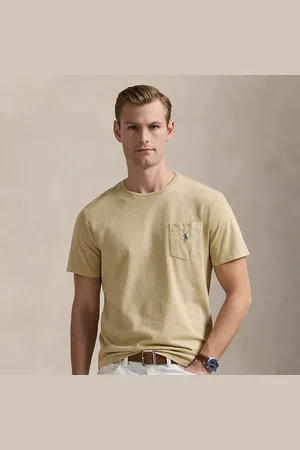 Ralph Lauren Standard fit katoen-linnen T-shirt