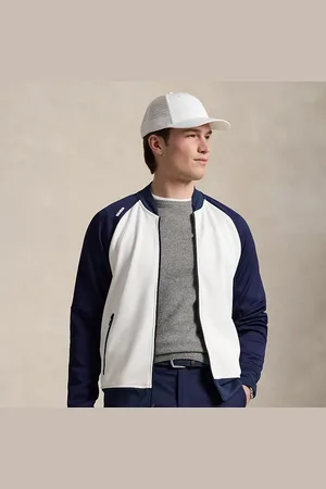 Ralph Lauren Classic fit double-knit jack met stretch