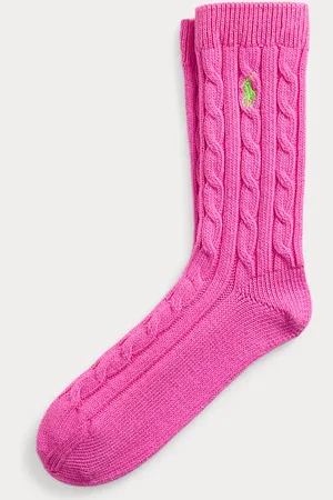 Ralph Lauren Kabelgebreide sokken