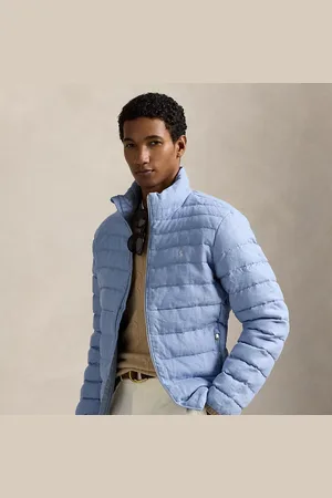 Ralph Lauren Het doorgestikte linnen Colden jack
