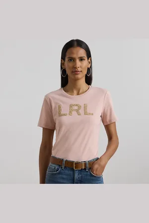 Ralph Lauren Katoenen jersey T-shirt met logo