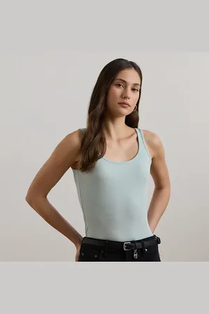 Ralph Lauren Stretchkatoenen tanktop