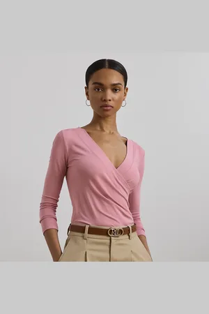 Ralph Lauren Jersey top met overslag