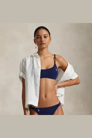 Ralph Lauren Bikinitop met geborduurde Pony