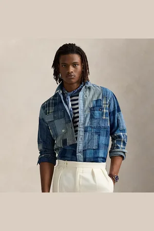 Ralph Lauren Classic fit patchwork werkoverhemd