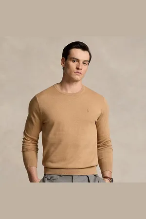Ralph Lauren Katoenen-kasjmier trui met ronde hals