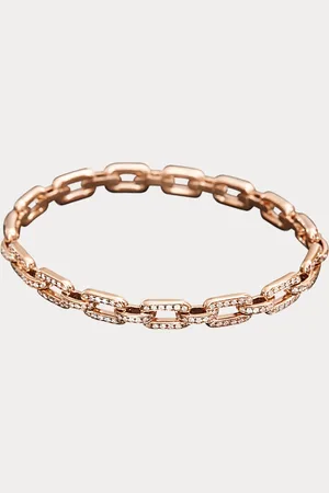 Ralph Lauren Smalle pav?? gezette ros??gouden armband