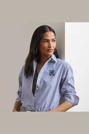 Ralph Lauren Relaxed fit gestreept katoenen overhemd