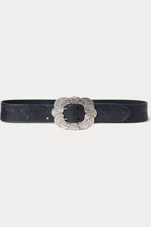 Ralph Lauren Handbewerkte vachetta-leren riem