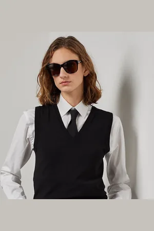 Ralph Lauren Mouwloze trui van merinowol