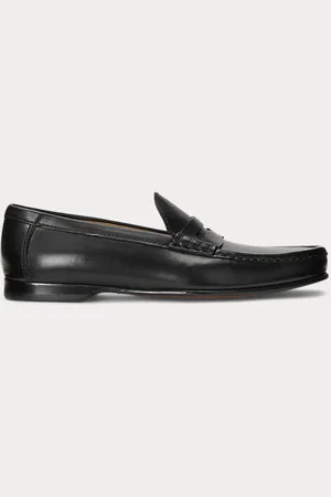 Ralph Lauren Chalmers gepolijst kalfsleren loafer