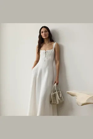 Ralph Lauren Sonali gewassen canvas jurk
