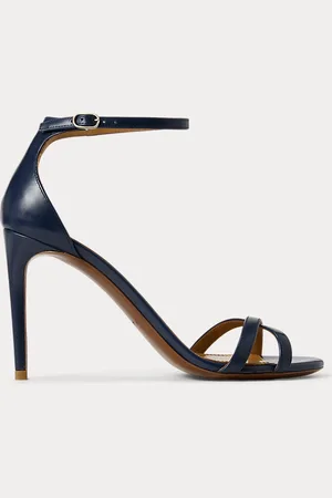 Ralph Lauren Perrin 95 mm kalfsleren sandaal