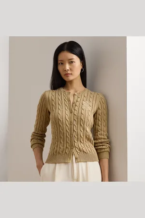 Ralph Lauren Kabelgebreid katoenen vest