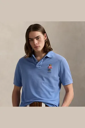 Ralph Lauren Custom slim fit mesh Polo Bear overhemd