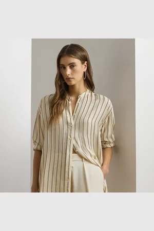 Ralph Lauren Gestreept jacquard tuniekoverhemd