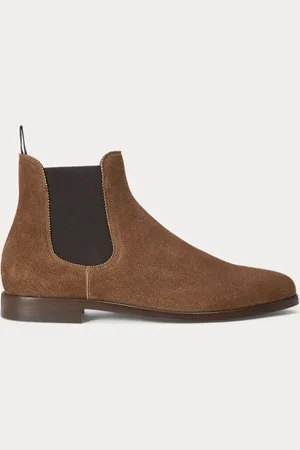 Ralph Lauren Grantly kalfssuède chelsea boots