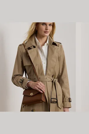 Ralph Lauren Farrah kleine leren satchel