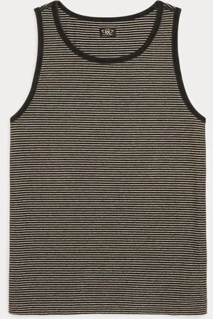 Ralph Lauren Indigo gestreepte jersey tanktop
