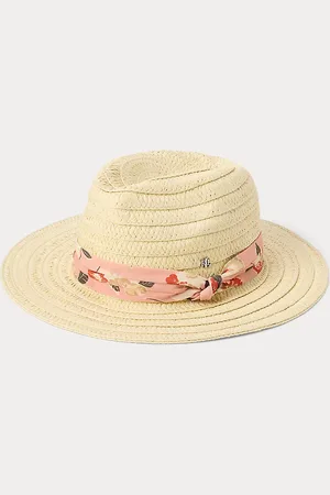 Ralph Lauren Opvouwbare fedora van stro