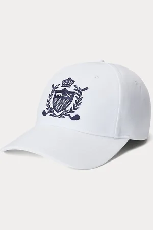Ralph Lauren Keperstof baseballpet met embleem