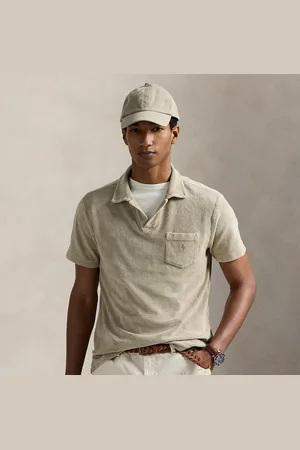 Ralph Lauren Mineraal geverfd terry Polo-shirt