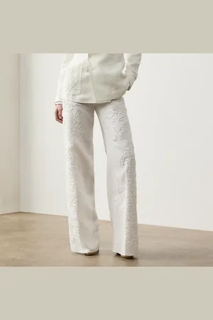 Ralph Lauren Dean geborduurde micro-piqué broek