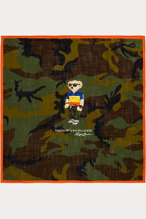 Ralph Lauren Katoenen camo bandana met Polo Bear