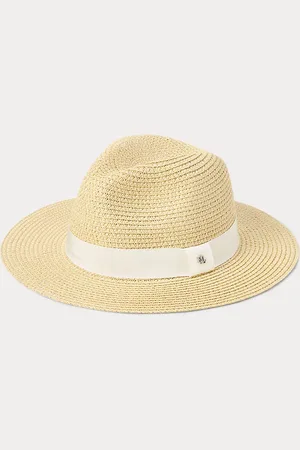 Ralph Lauren Opvouwbare fedora van stro