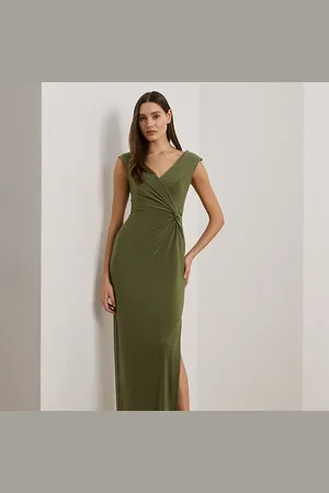 Ralph Lauren Jersey off-shoulder jurk
