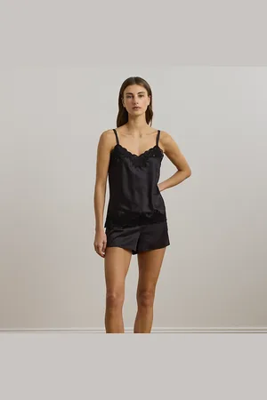 Ralph Lauren Cami pyjamaset met kanten rand