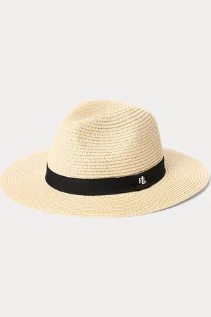 Ralph Lauren Opvouwbare fedora van stro