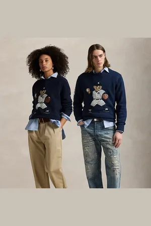 Ralph Lauren Lauren Yankees trui met Bear