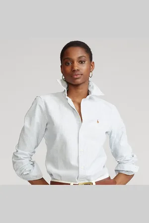 Ralph Lauren Slim fit katoenen Oxford overhemd
