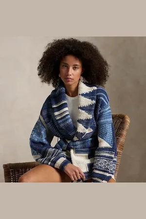 Ralph Lauren Wikkelvest met patchworkmotief