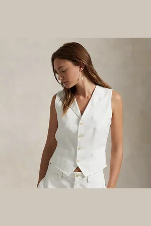 Ralph Lauren Linnen-katoenen gilet