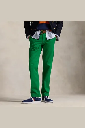 Ralph Lauren Straight fit gewassen chino met stretch