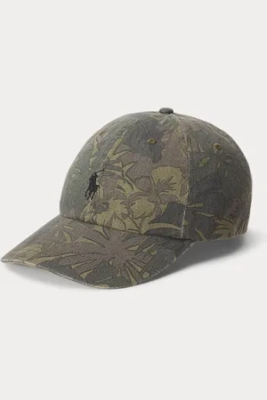 Ralph Lauren Keperstof baseballpet met palm-camoprint