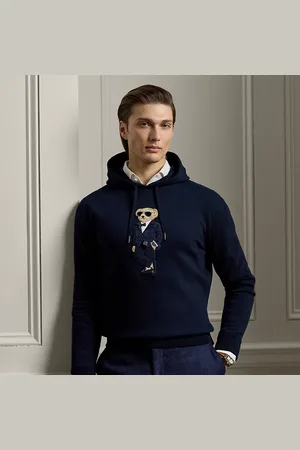 Ralph Lauren Fleece hoodie met Polo Bear