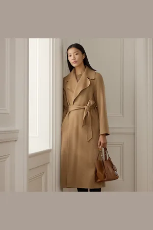 Ralph Lauren Leonarda kasjmier jas met overslag