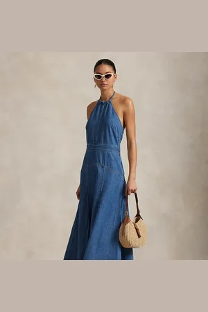Ralph Lauren Denim halterjurk