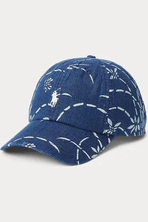 Ralph Lauren Gebloemde linnen baseballpet
