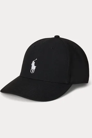 Ralph Lauren Keperstof baseballpet met hoge kroon