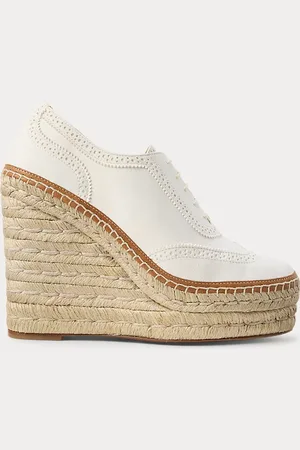 Ralph Lauren Barlowe 110 mm geitensu??de espadrille